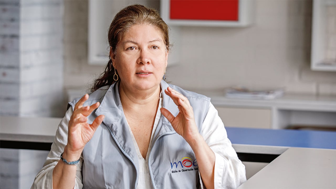    Alejandra Barrios, directora de la Misión de Observación Electoral (MOE).