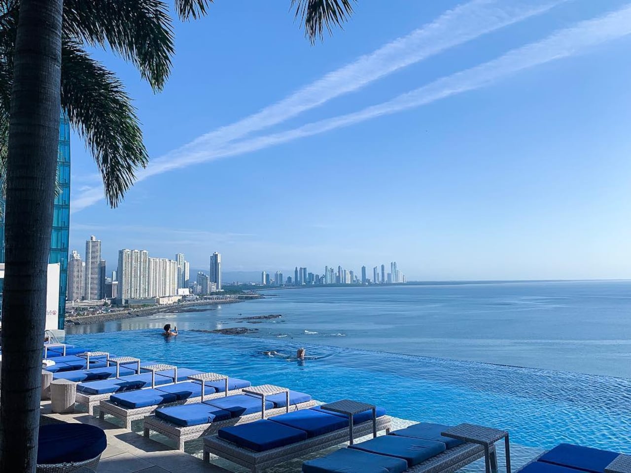 Vista del skyline de Ciudad de Panamá desde el hotel JW Marriott.