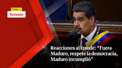 Reacciones al fraude: “Fuera Maduro, respete la democracia, Maduro incumplió”