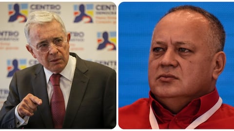 Álvaro Uribe y Diosdado Cabello