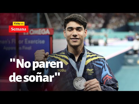 ÁNGEL BARAJAS habló tras ganar su medalla de plata en París: "No paren de soñar" | Vicky en Semana