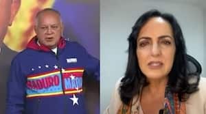 Agarrón entre Diosdado Cabello y María Fernanda Cabal