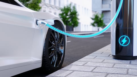 Puntos de carga vehículos eléctricos.