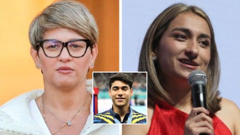 Verónica Alcocer y Laura Sarabia celebraron la medalla de Ángel Barajas